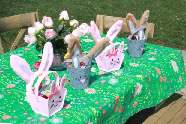 Bunny-themed party favors